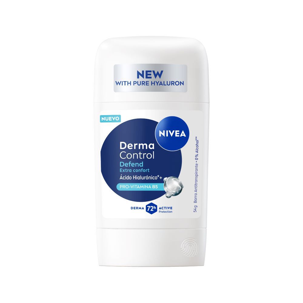 Desodorante En Barra Nivea Dermo Control Defend Extra Confort Barra X 54Gr